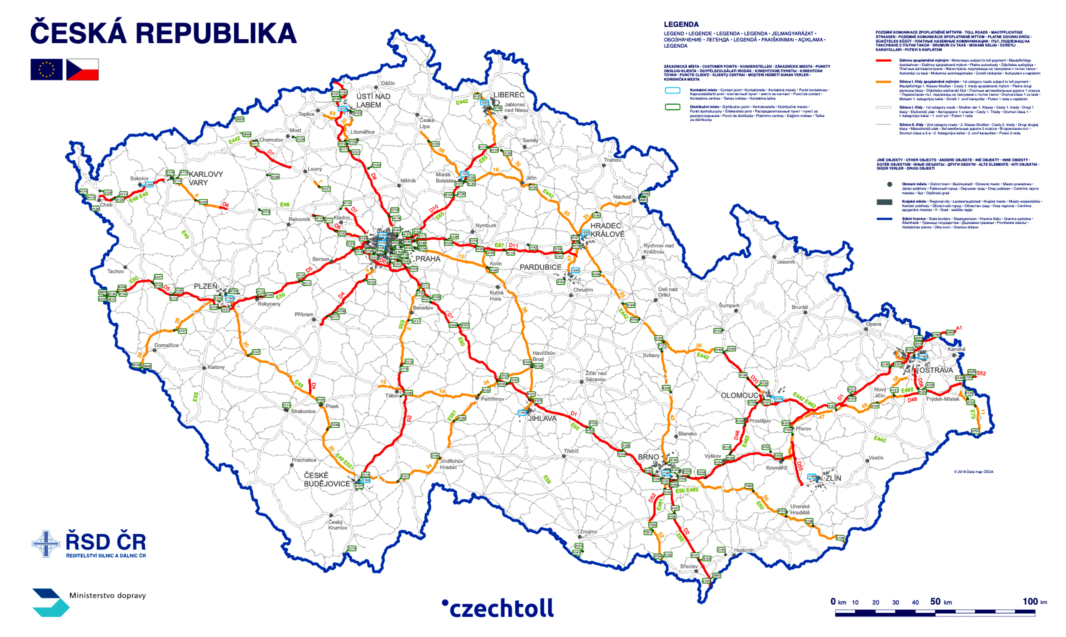 Camping Oase Praha Vignetten Voor De Snelwegen In Tsjechi 